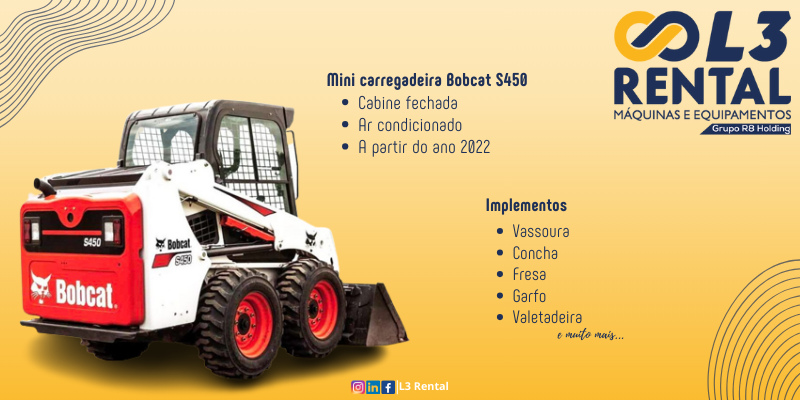 Diferenciais da Bobcat S450 - L3 Rental